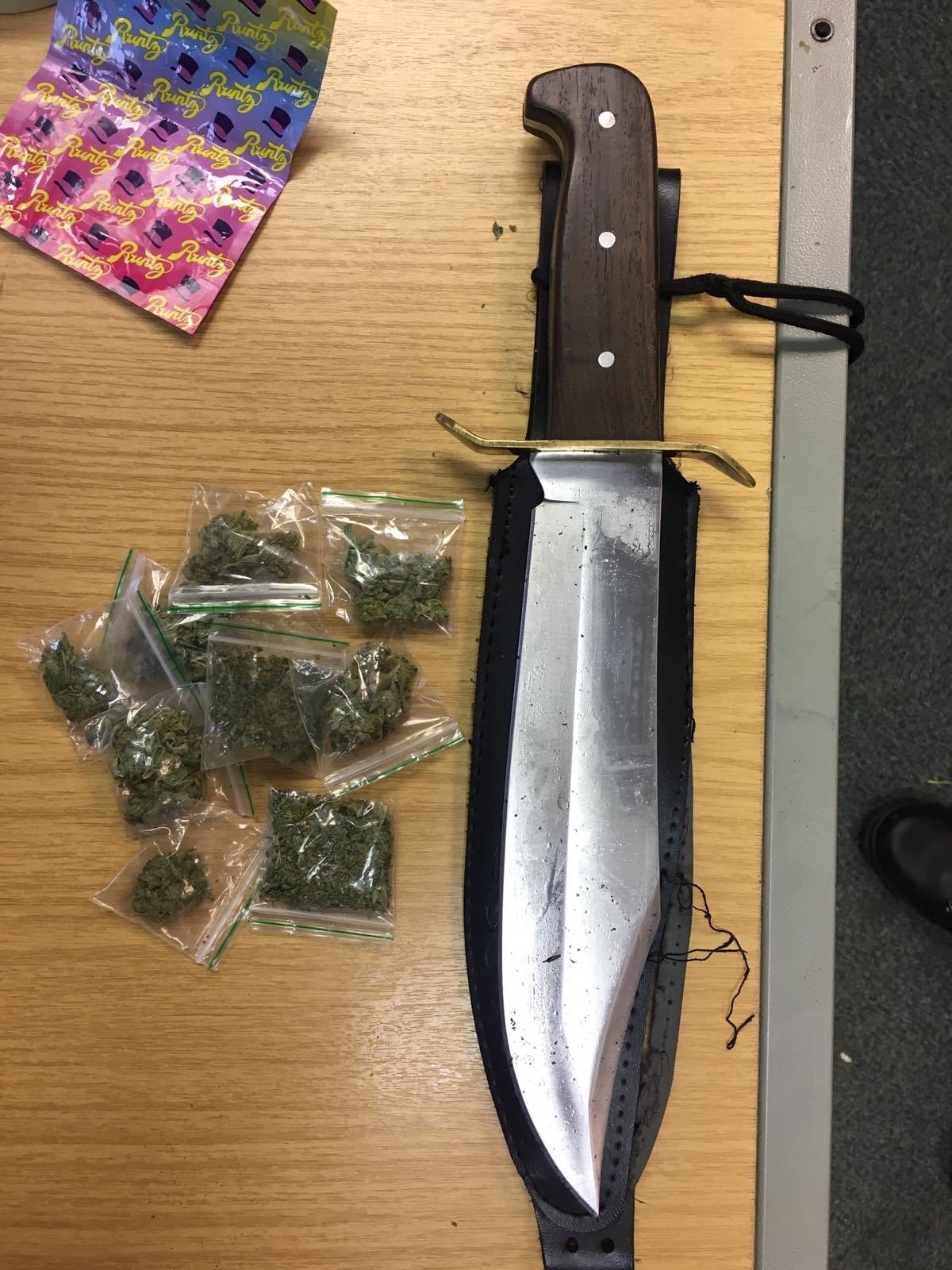 14 Inch Knife And Cannabis Stashed In Pipe In Waltham Abbey This Is Local London