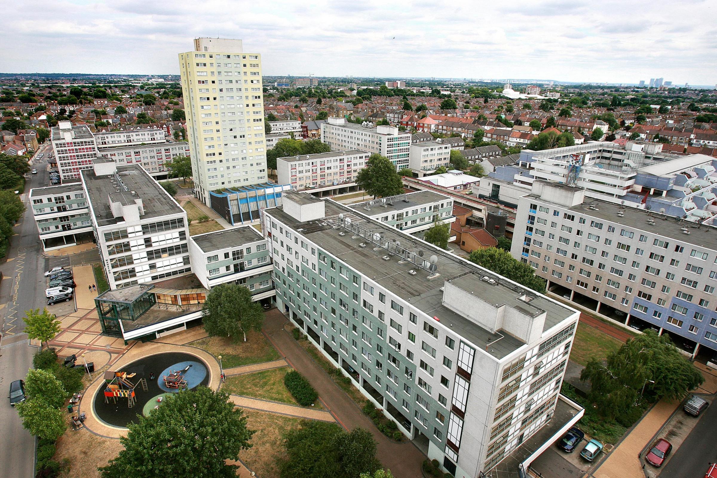 The Broadwater Farm Estate. Photo: Newsquest NL21711