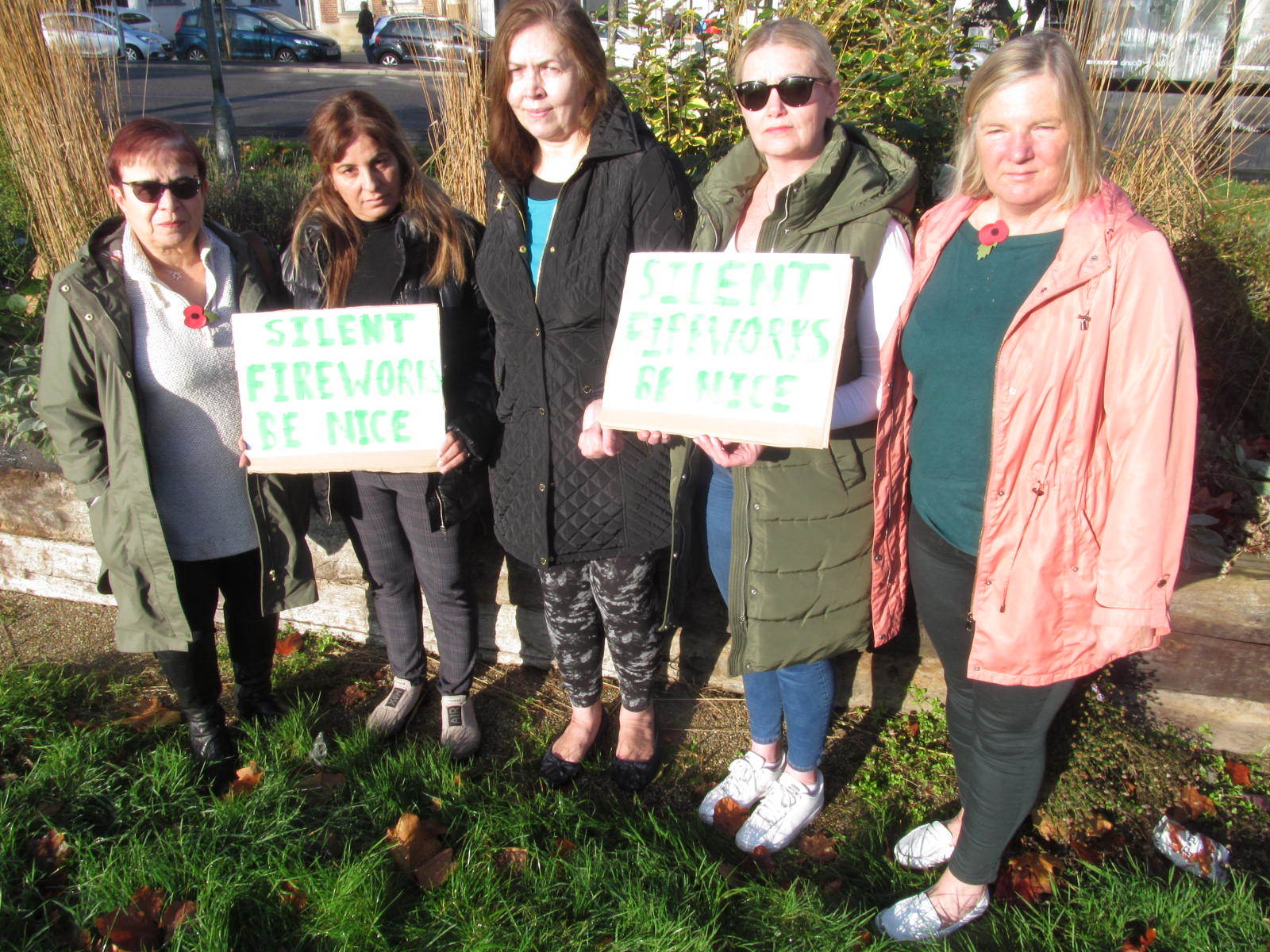 Campaginers: Cllr Rochelle Hodds, Cllr Renu Phll, Deborah Lawrence, Cllr Deborah Barlow and Jo-Anne Alexander-Sefre.