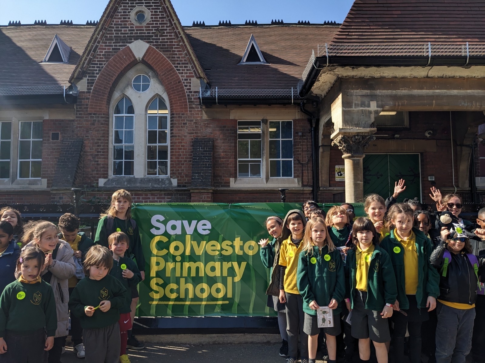 Colvestone primary school , Hackney. Because of falling school rolls Colvestone primary could merge wih Princess May School Pic Julia Gregory, free for use by partners of BBC news wire service