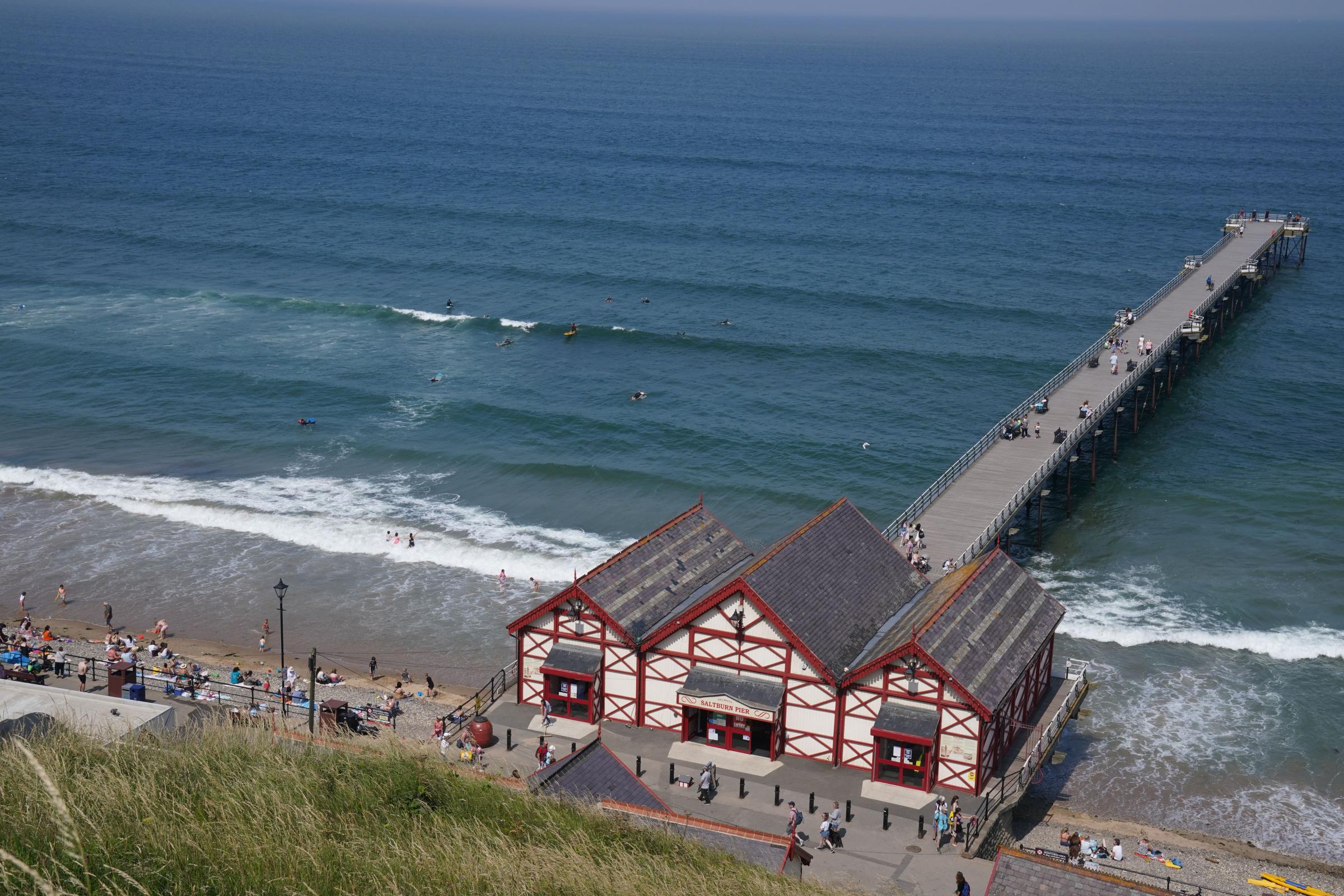 Body of woman pulled from sea off Saltburn beach This Is Local London picture