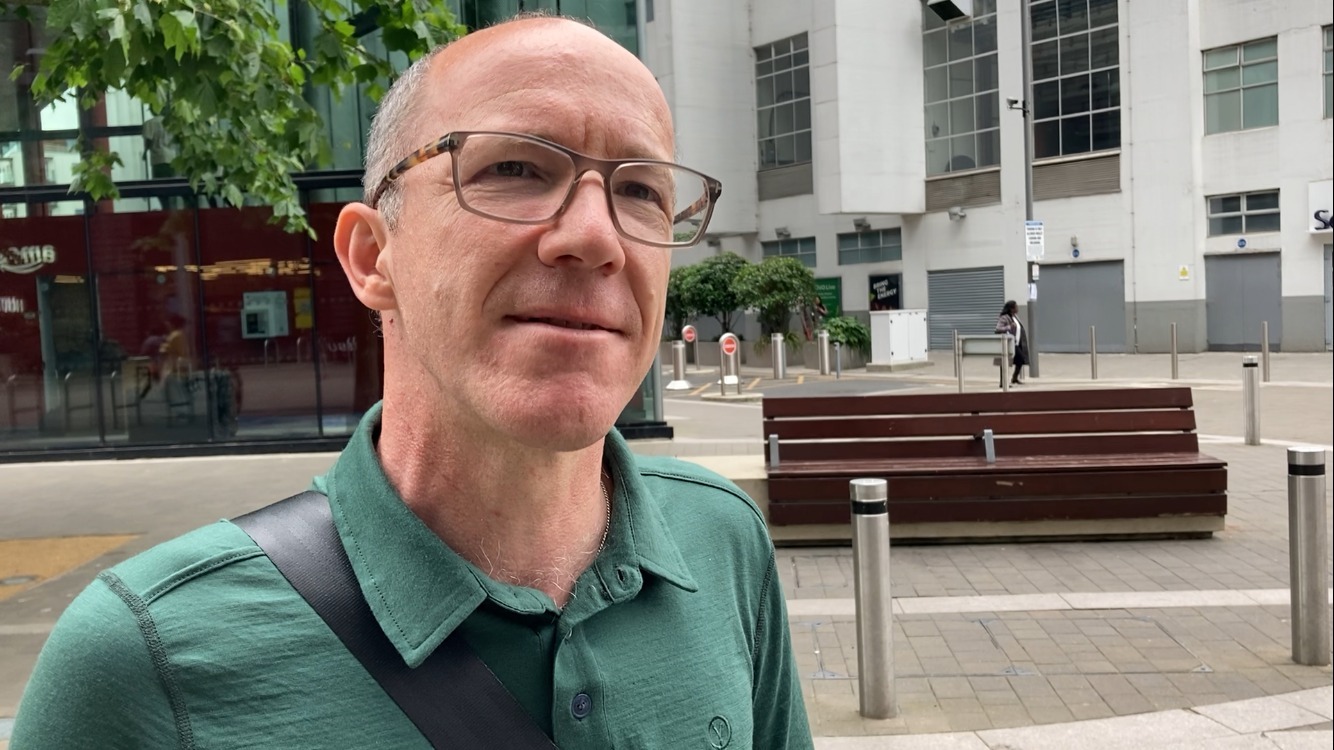 Nick, 51, voted Labour in 2019 but will be voting Greens as it wont risk a Tory or Reform candidate being elected. Image: Grant Williams